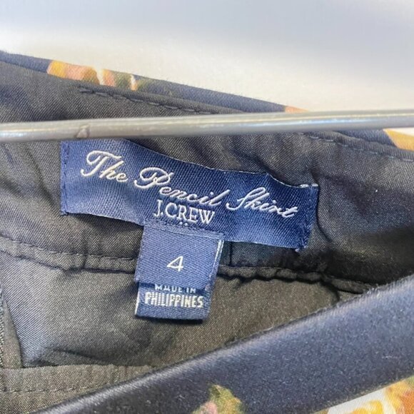 J. Crew Classic Floral Pencil Skirt - Picture 5 of 9